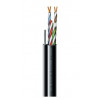 Cat. 5e U/UTP  РЕ steel cord 4x2x24 AWG (k) трос